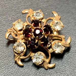 Vintage Floral Brooch